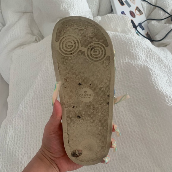 Authentic limited edition Gucci x Ken Scott women’s slides - Picture 8 of 11